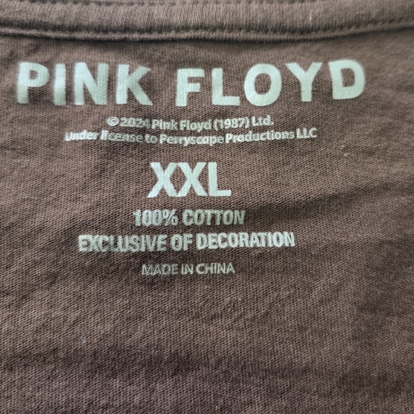 Pink Floyd Chocolate Cotton Shirt - Picture 3 of 5